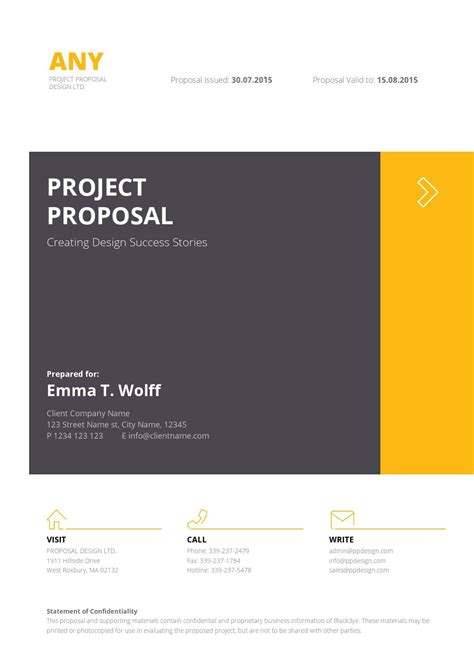 Proposal Template By Tony Huynh Issuu