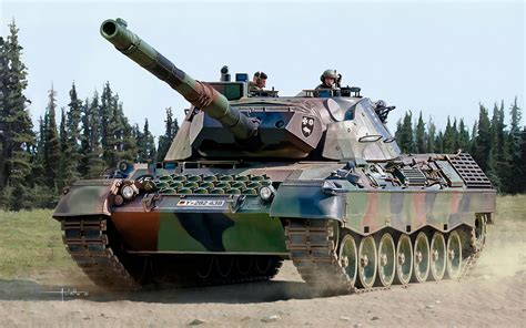 Download Wallpapers Leopard 1a5 German Main Battle Tank Leopard 1
