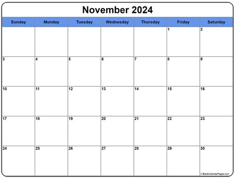 November 2022 Calendar Free Printable Monthly Calendars
