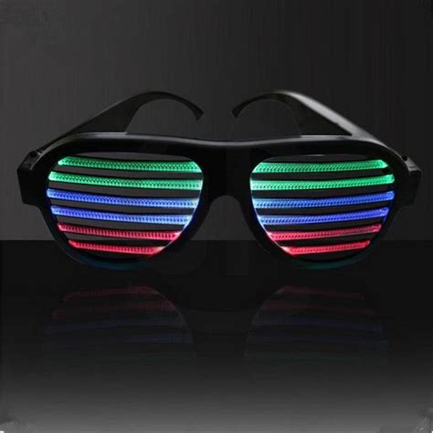 Sound Control Led Light Up Glasses Move To Beat And Tempo Of Music Party Sunglasses Cute