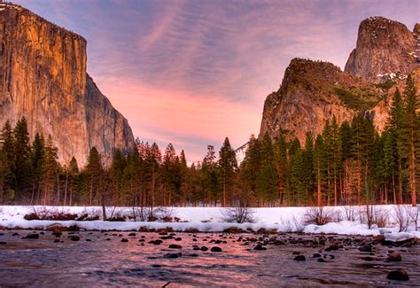 Yosemite Valley At Dusk View Large On Black Mark Leary Flickr