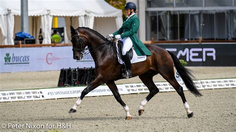 European Dressage Championships First Rider Competes For Ireland