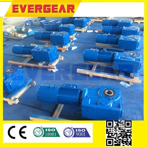 Mtj Series Helical Bevel Gear Electric Motor Speed Reducer China