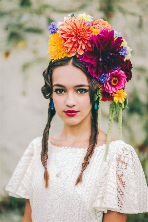 Day Of The Dead A Mexican Styled Wedding Shoot Festival Brides Mexican Style Wedding