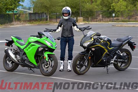So you're hoping to begin riding and. Honda CBR300R ABS Vs Kawasaki Ninja 300 ABS - Shootout!