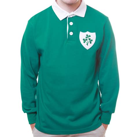 Full range of men's, women's and kids irish rugby shirts. Ireland Retro Rugby Shirt 1926 - Sportus - Where sport ...