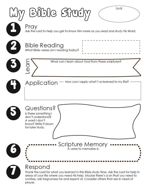 Free Printable Youth Bible Study Lessons