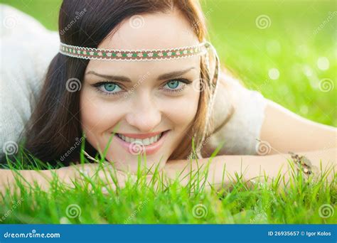 Beautiful Hippie Girl Royalty Free Stock Photography Image 26935657