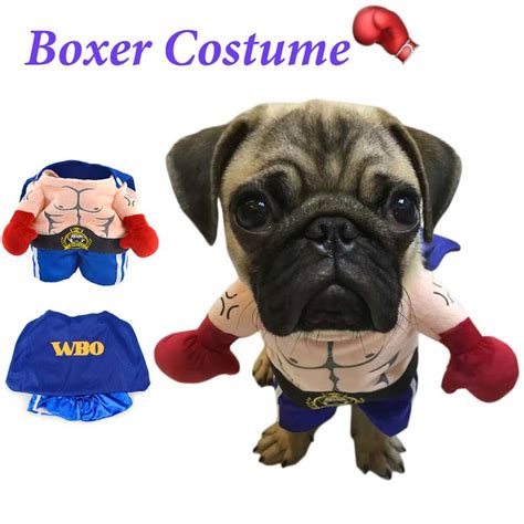 Funnny Halloween Boxer Costume Halloween Animals Dog Costumes Boxer