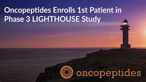 Presentation at jefferies healthcare conference. Oncopeptides Enrolls 1st Patient in Phase 3 LIGHTHOUSE ...