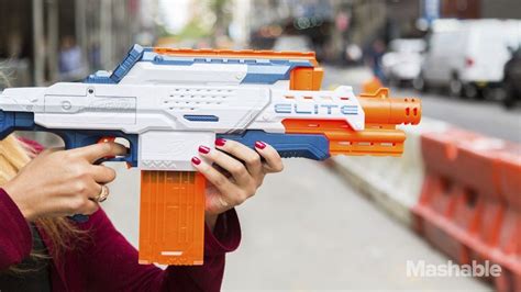 Nerf Gun Has A Built In Camera To Film Your Battles Where Have You Been All My Life Nerf