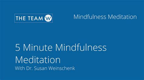 5 minute mindfulness meditation youtube