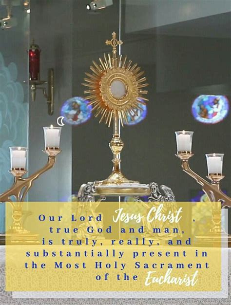 The Real Presence Eucharist Lord And Savior Sacrament