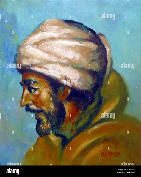 Portrait Of Ibn Khaldun Ibn Khaldun 1332 1406 A Leading Tunisian