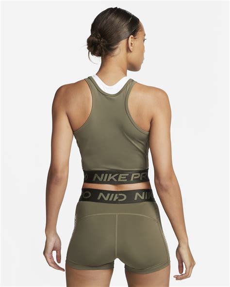 Nike Pro Dri Fit Women S Graphic Crop Tank Nike No