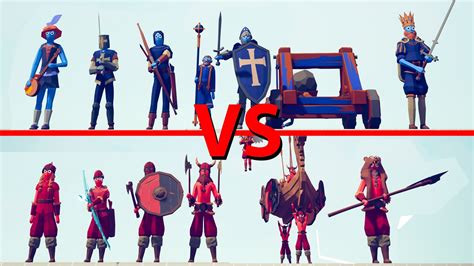 Medieval Team Vs Viking Team Totally Accurate Battle Simulator Tabs