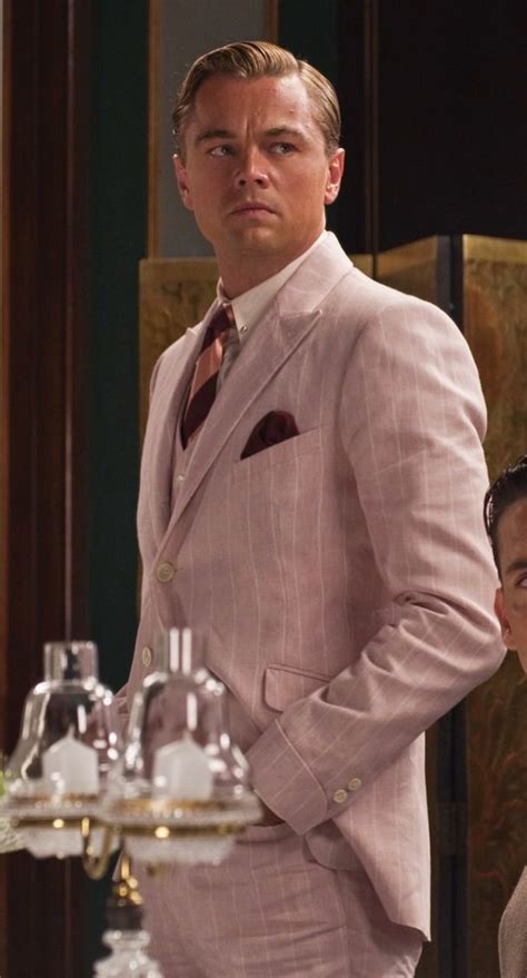 leonardo dicaprio as jay gatsby in the great gatsby 2013 great gatsby men outfit great