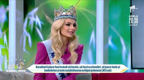 Miss World 2021 Karolina Bielawska In Romania 🥇 Own That Crown