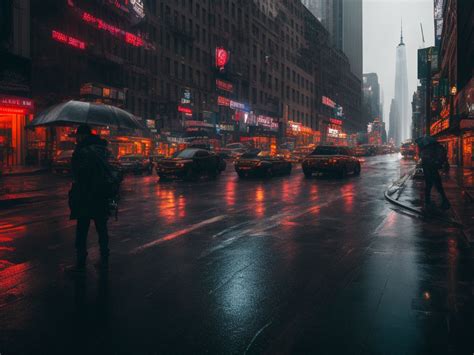 Markmo A Gritty Street Photography Of New York City In The Rain By