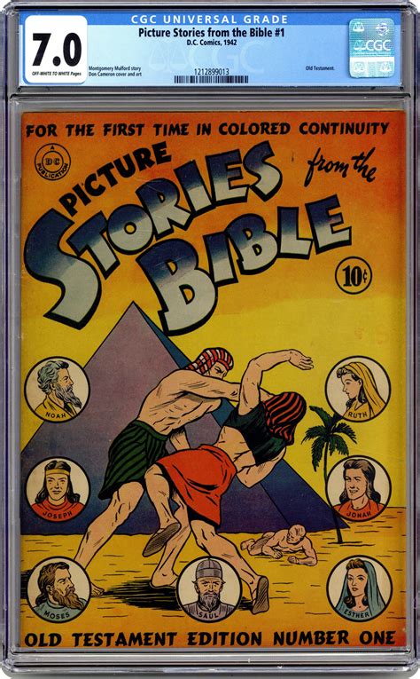 Picture Stories From The Bible Old Testament Comic Books