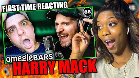 Her First Time Reacting To He Bowed Down To This Freestyle Harry Mack Omegle Bars 85