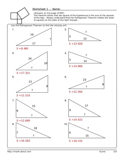 Learn vocabulary, terms and more with flashcards, games and other study tools. Pythagorean worksheet-1