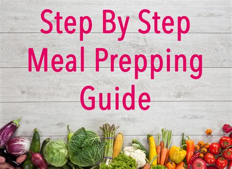 Step By Step Meal Prepping Guide