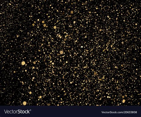 Gold Glitter Particles Background For Luxury Vector Image