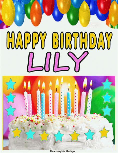 Happy Birthday Lily Images  Hbdayart