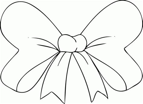 Bow Coloring Page Coloring Home