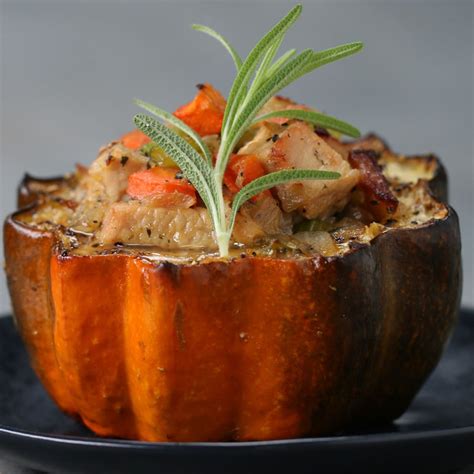 This Turkey Stuffed Acorn Squash Is A Delicious Way To Use Your