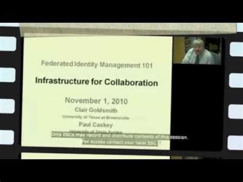 Federated identity management refers to the standards and protocols used to i) enable the exchange of information between the identity provider and service answer : Federated Identity Management 101 for K12 - Part 1/6 - YouTube