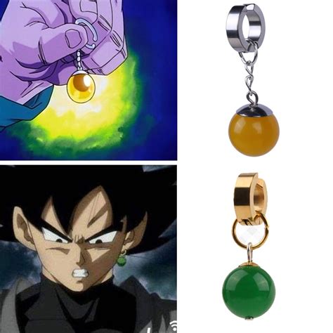 Maybe you would like to learn more about one of these? Dragonball Z Dragon Ball Black Son Goku Potara Earrings Eardrop Cos Prop Daily Cosplay headwear ...
