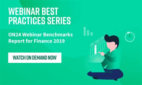 Webinar Webinar Benchmarks Report For Financial Services 2019 On24