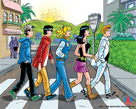 Archie And Friends Andrews Veronica Reggie Betty Archie Jughead