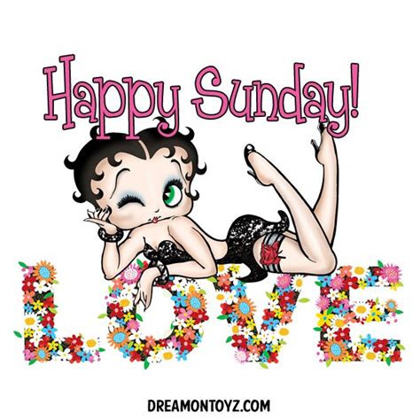 Click On Image To View Full Size Happy Sunday Betty Boop Graphics And