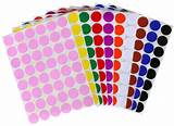 Photos of Multi Color Dot Stickers