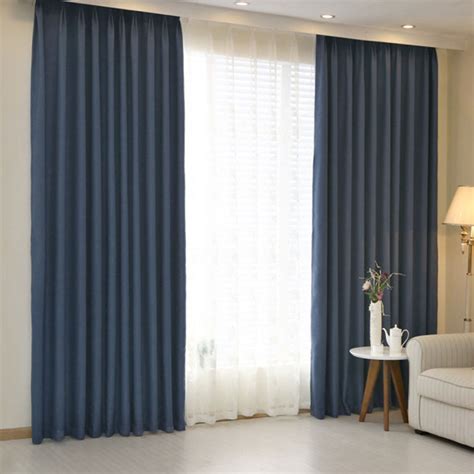 Sheer curtains let in light while still providing beauty and even a touch of privacy. Hotel Curtains Blackout Living Room Solid color Home ...