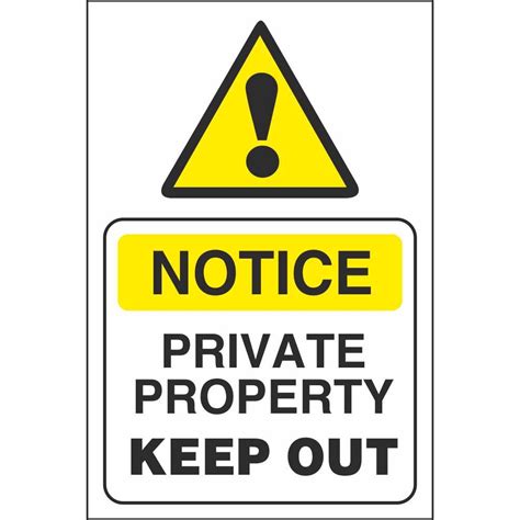 Private Property Keep Out Signs Security Notice Signs Ireland