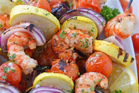 See more ideas about beef kabobs, kabobs, recipes. Garlic Shrimp Kabobs | Easy Kabob Recipe for the Grill