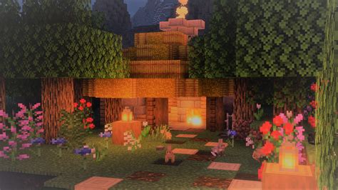 Aesthetic Cottagecore Minecraft House No Mods Art Fidgety