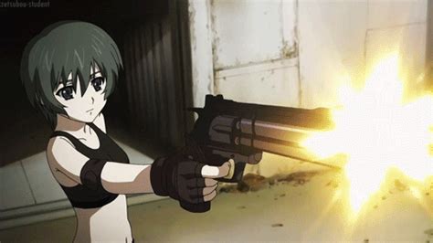 Anime Girl Machine Gun 