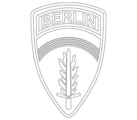 Us Army Berlin Brigade Patch Vector Files Dxf Eps Svg Ai Crv Etsy