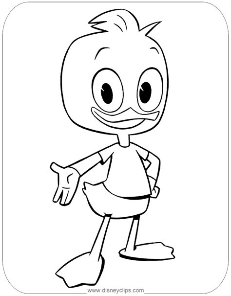 26 New Ducktales Coloring Pages