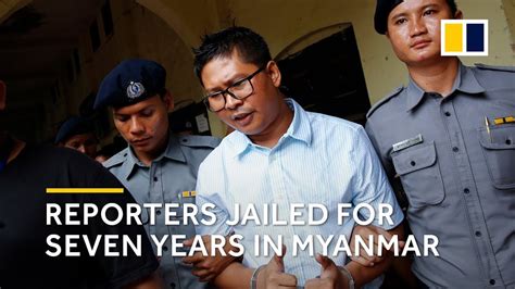 Reuters Reporters Jailed In Myanmar For Breaching Secrets Act Youtube