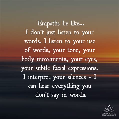 Empathy Quotes Still Moments