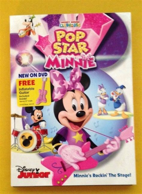 Disney Pop Star Minnie Dvd Animation Mickey Mouse Clubhouse Disney