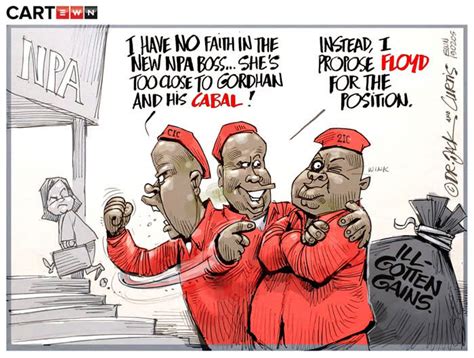 Cartoon Two Faced Malema