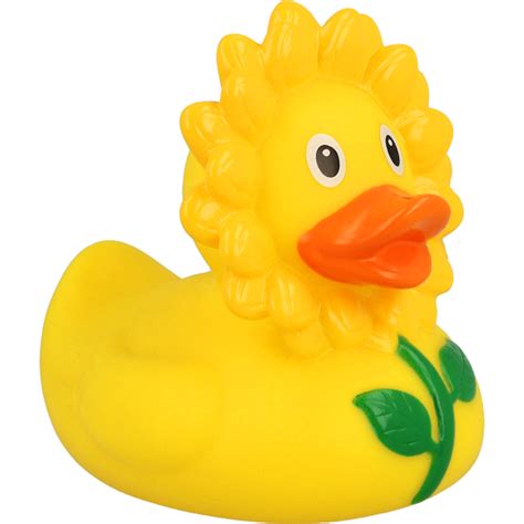 Sunflower Duck Duck Love Story Rubber Ducks Lilalu