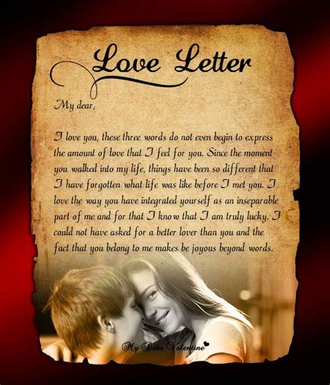 In this letters she talks about her life at school, navigating new friendships, falling in love for the first time, learning to live with. Send this love letter to him to immerse yourself in that ...